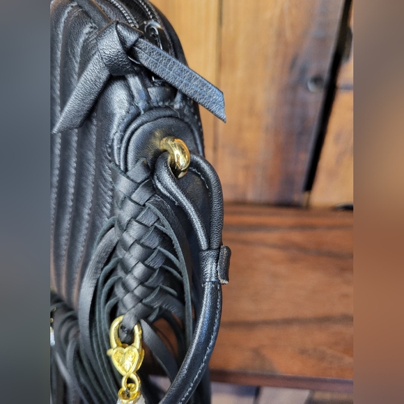 Valentino Garavani Quilted Crossbody Bag  Louis Vuitton fringe revamped upcycled - Picture 8 of 13